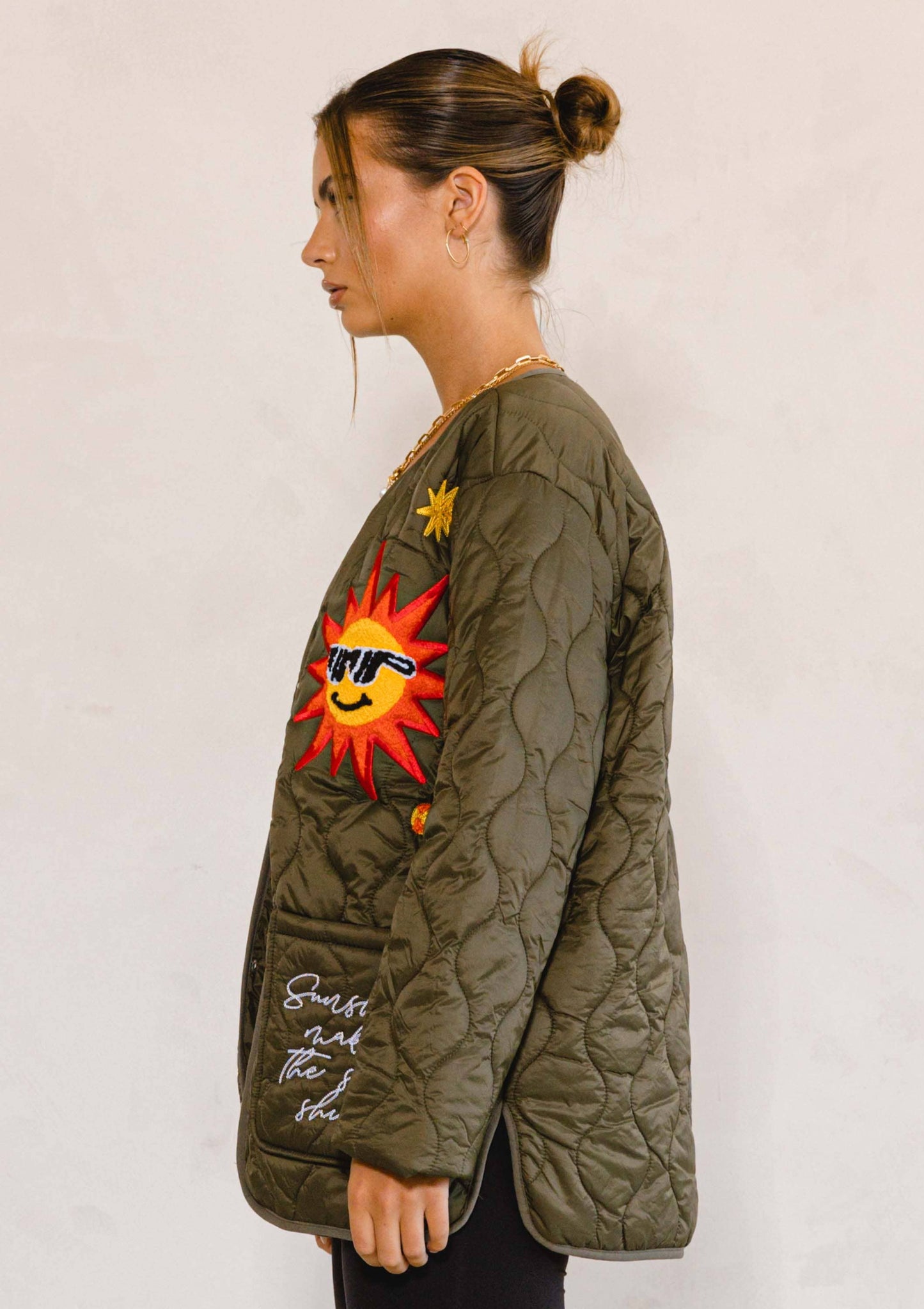 ETERNAL LIFE QUILTED LINER JACKET: M