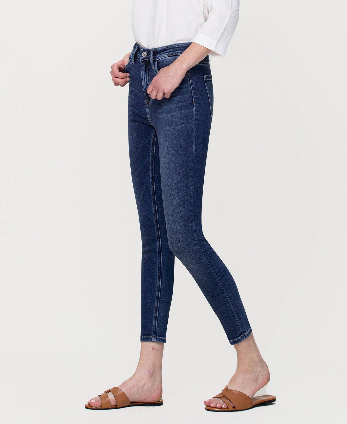 Flying Monkey High Rise Super Soft Crop Skinny Jean
