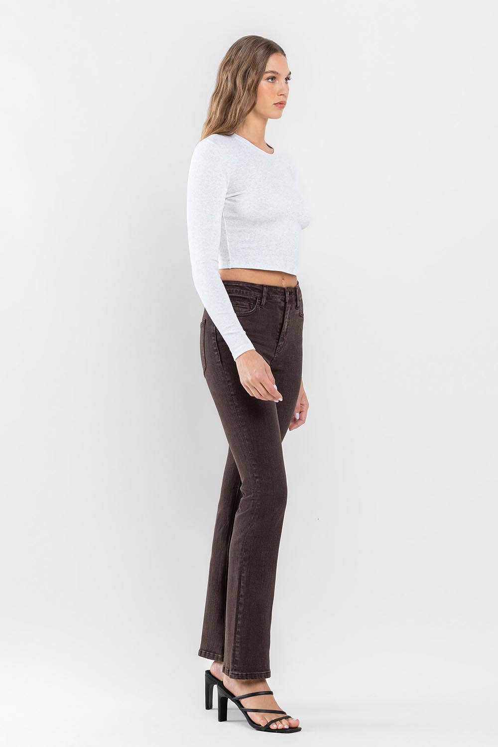 HIGH RISE BOOTCUT JEANS F5519JAV: JAVA / 25
