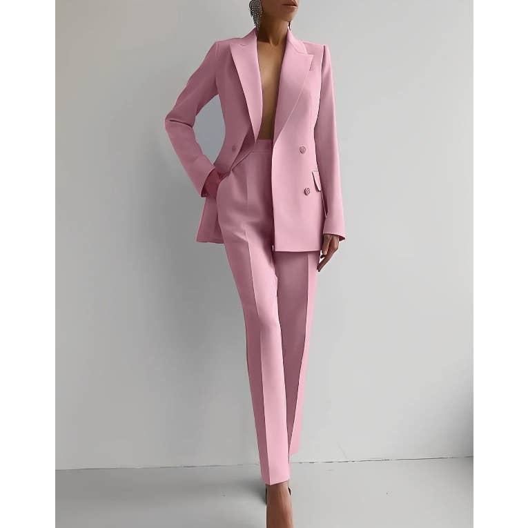 PINK CASUAL SUIT SET: PINK