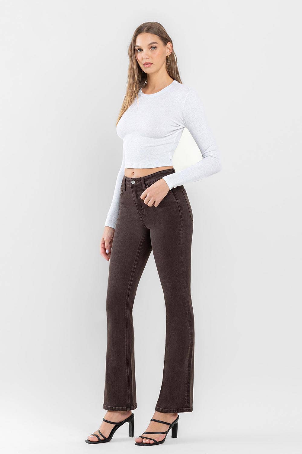 HIGH RISE BOOTCUT JEANS F5519JAV: JAVA / 25