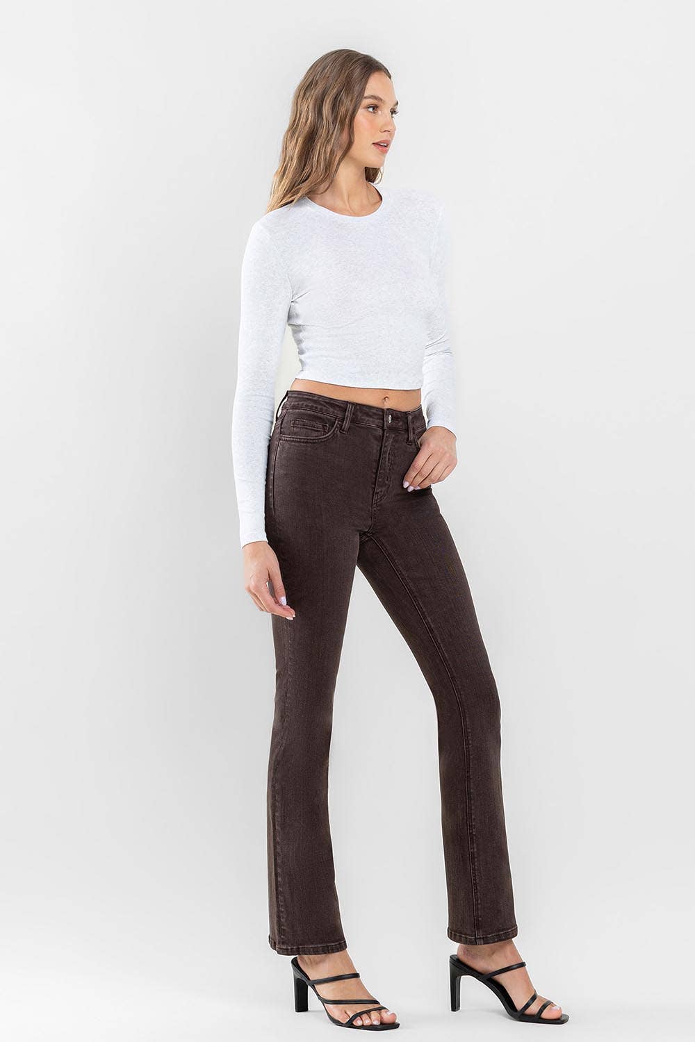 HIGH RISE BOOTCUT JEANS F5519JAV: JAVA / 25