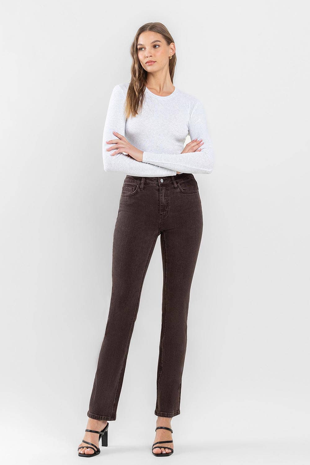 HIGH RISE BOOTCUT JEANS F5519JAV: JAVA / 25