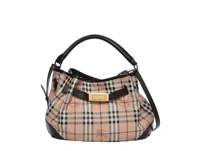 Burberry Willenmore Hobo Haymarket Check