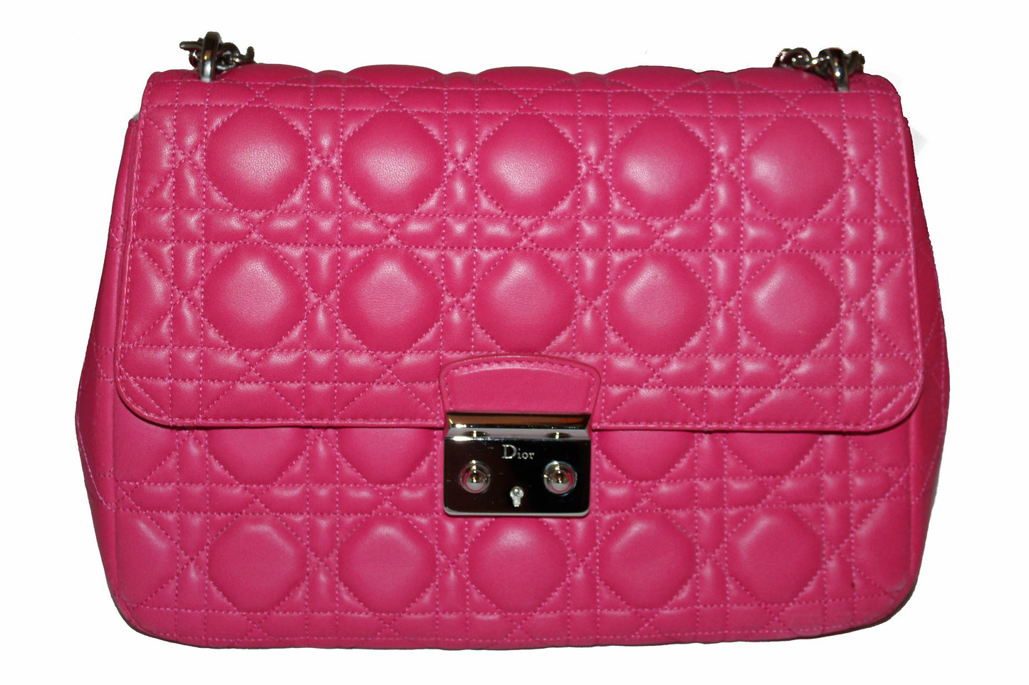 Christian Dior Cannage Miss Dior Flap bag - Fuchsia