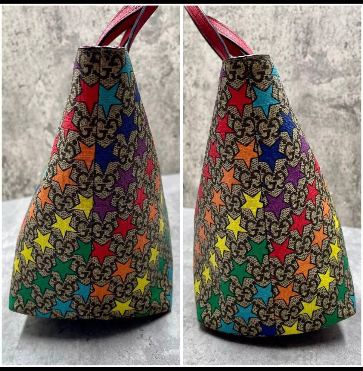 Gucci GG Star Rainbow mini tote