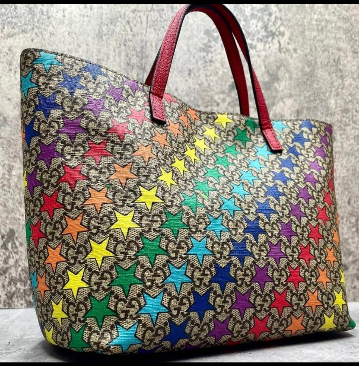 Gucci GG Star Rainbow mini tote