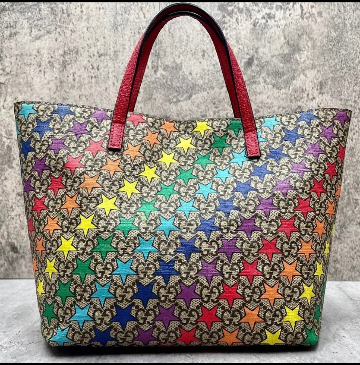 Gucci GG Star Rainbow mini tote