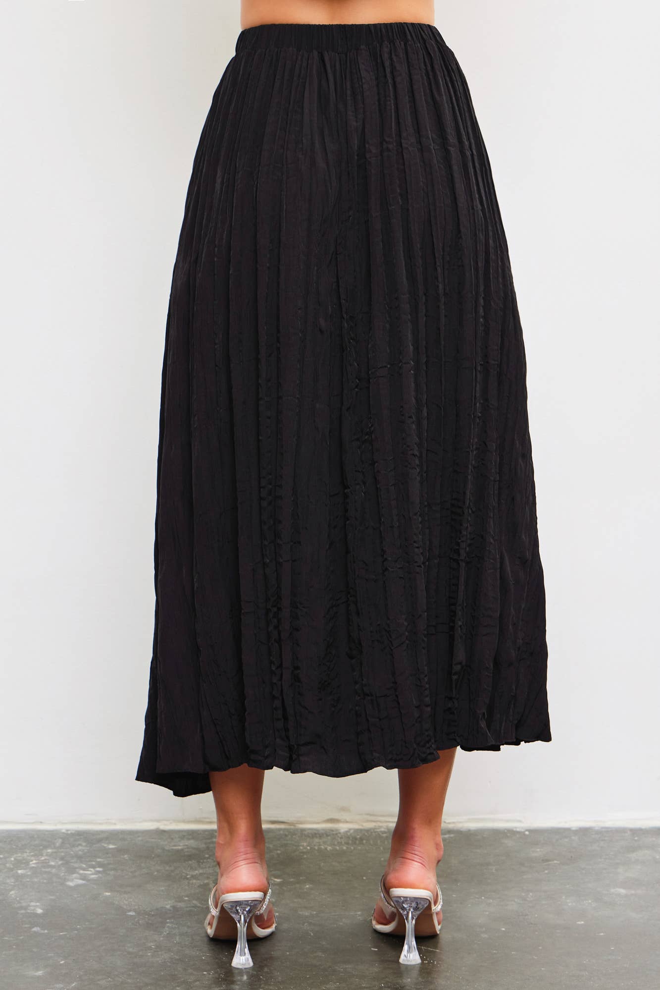 MAXI SKIRT: Black / S