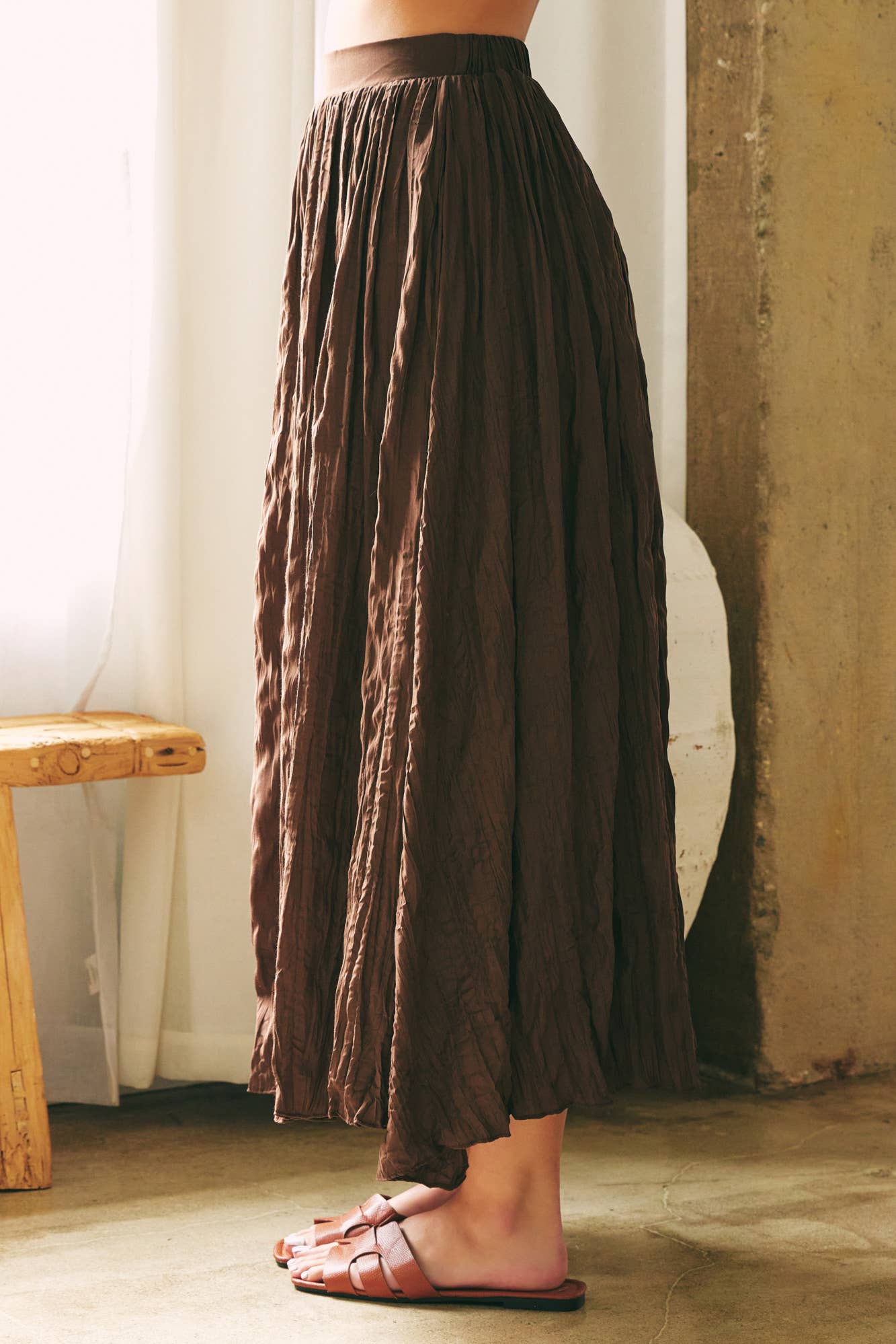 MAXI SKIRT: Black / S