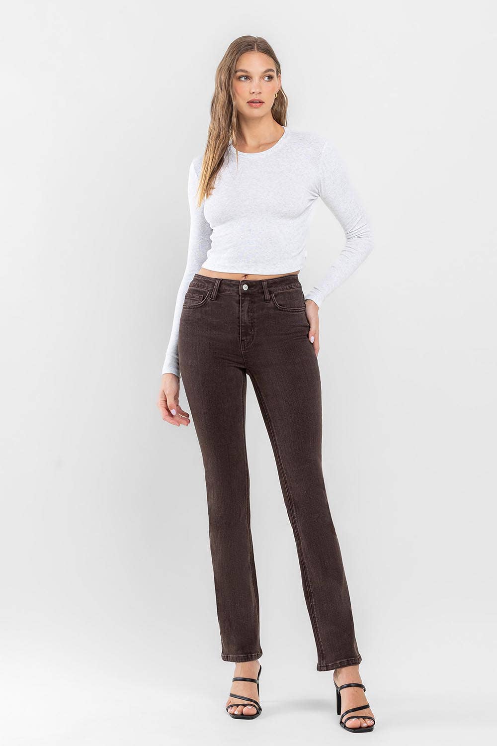 HIGH RISE BOOTCUT JEANS F5519JAV: JAVA / 25