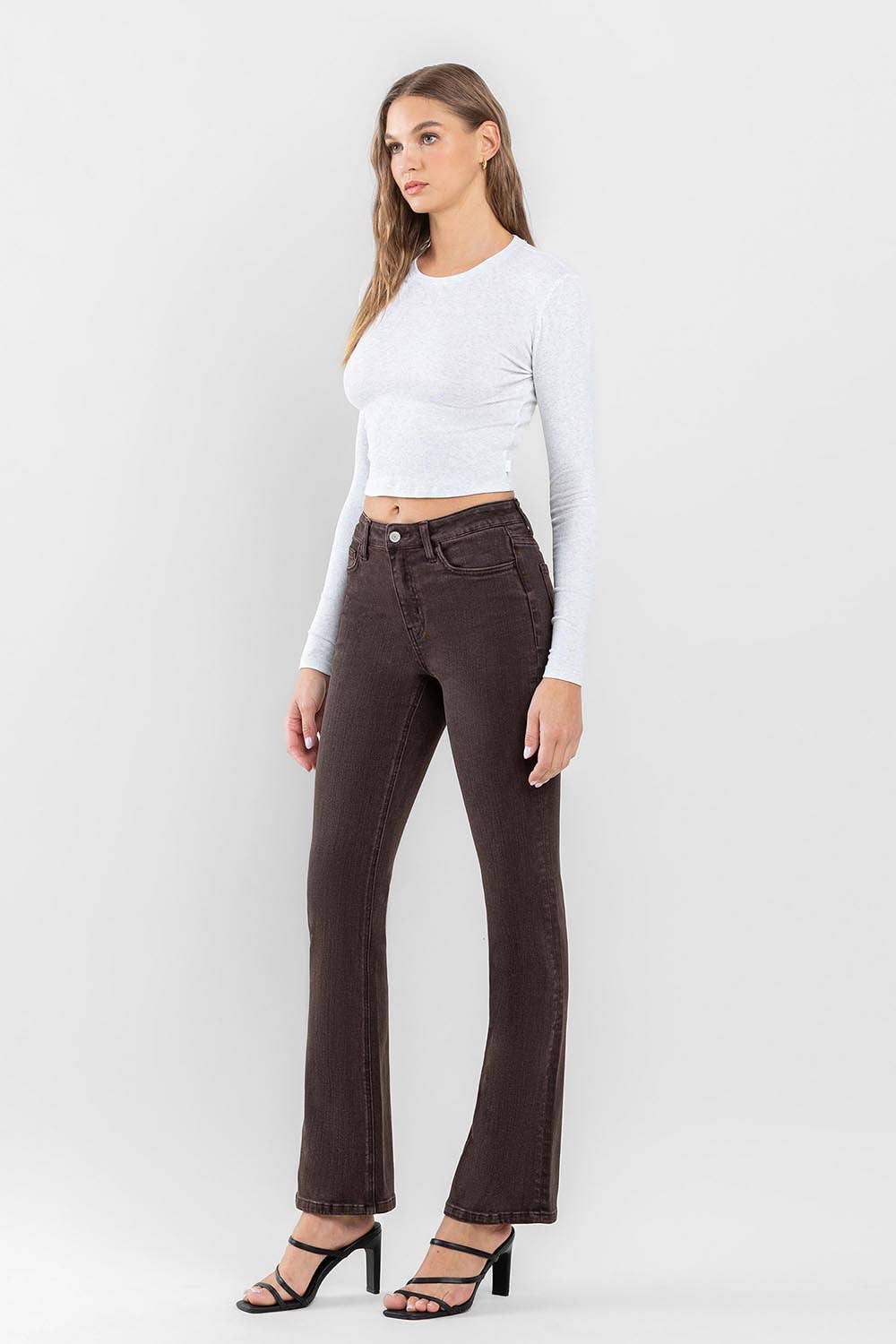 HIGH RISE BOOTCUT JEANS F5519JAV: JAVA / 25