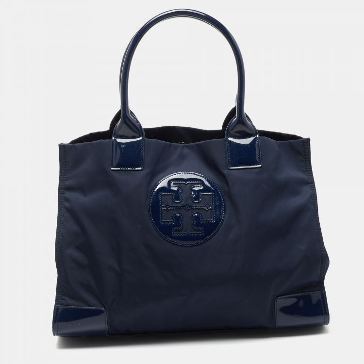 Tory Burch Women's Ella Patent Shoulder Tote Bag