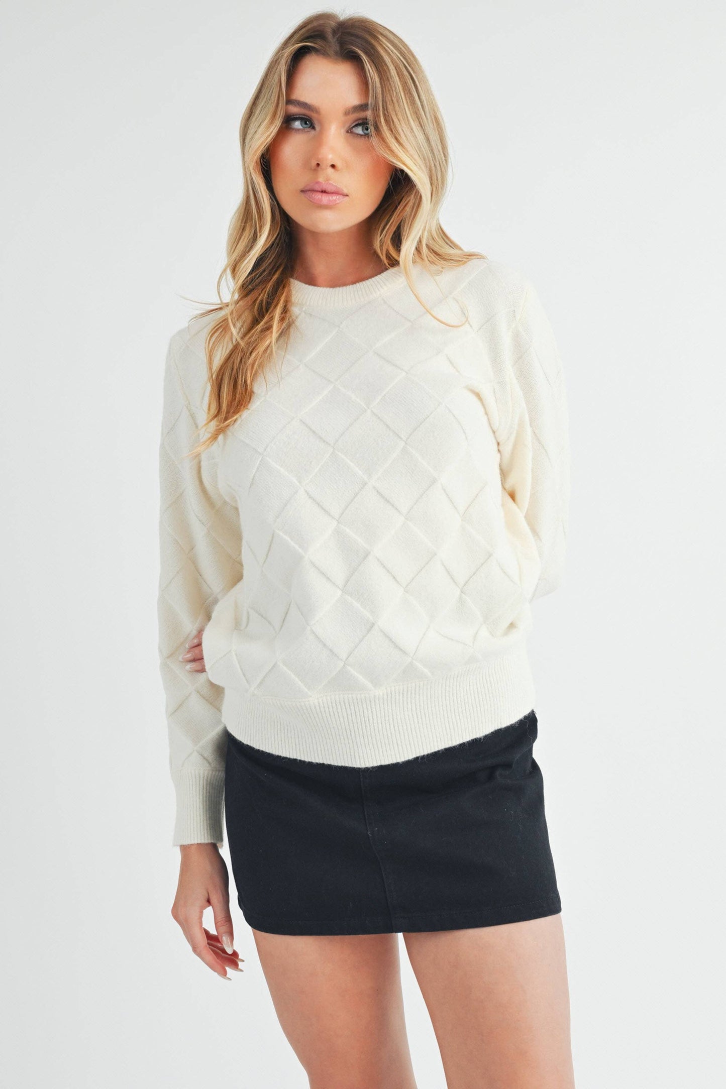 Waverly Sweater 2: Silver Blue / Contemporary / S