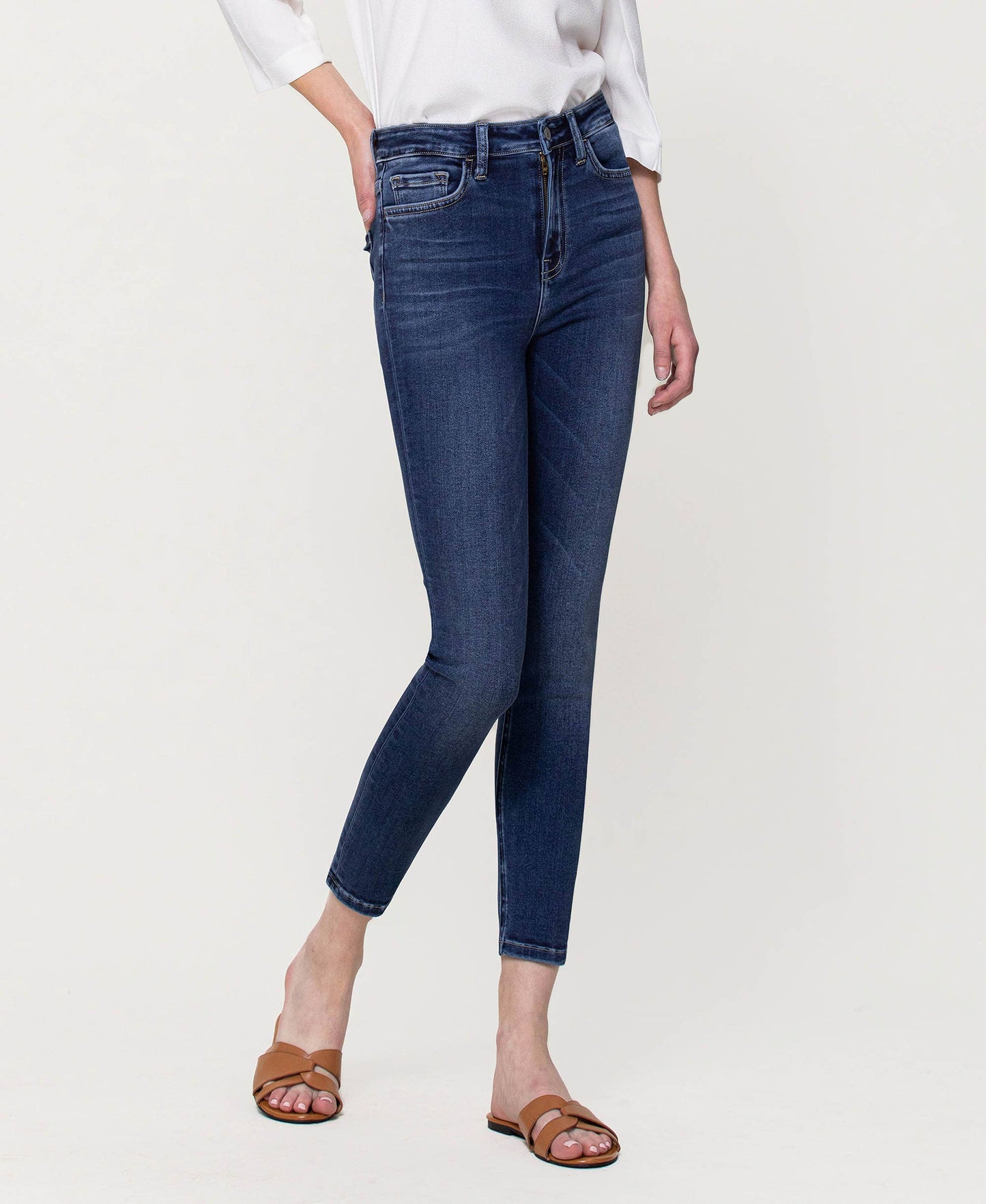 Flying Monkey High Rise Super Soft Crop Skinny Jean