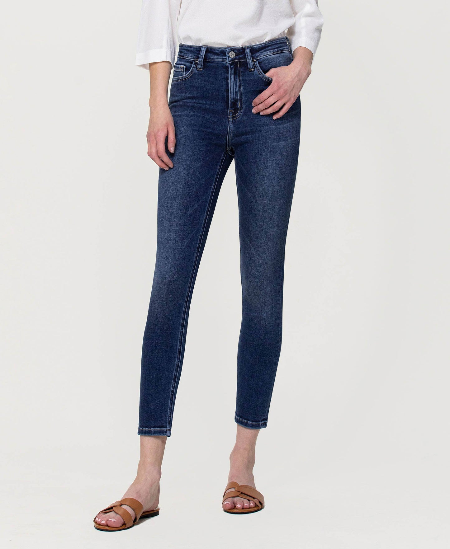 Flying Monkey High Rise Super Soft Crop Skinny Jean