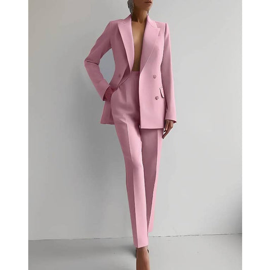 PINK CASUAL SUIT SET: PINK