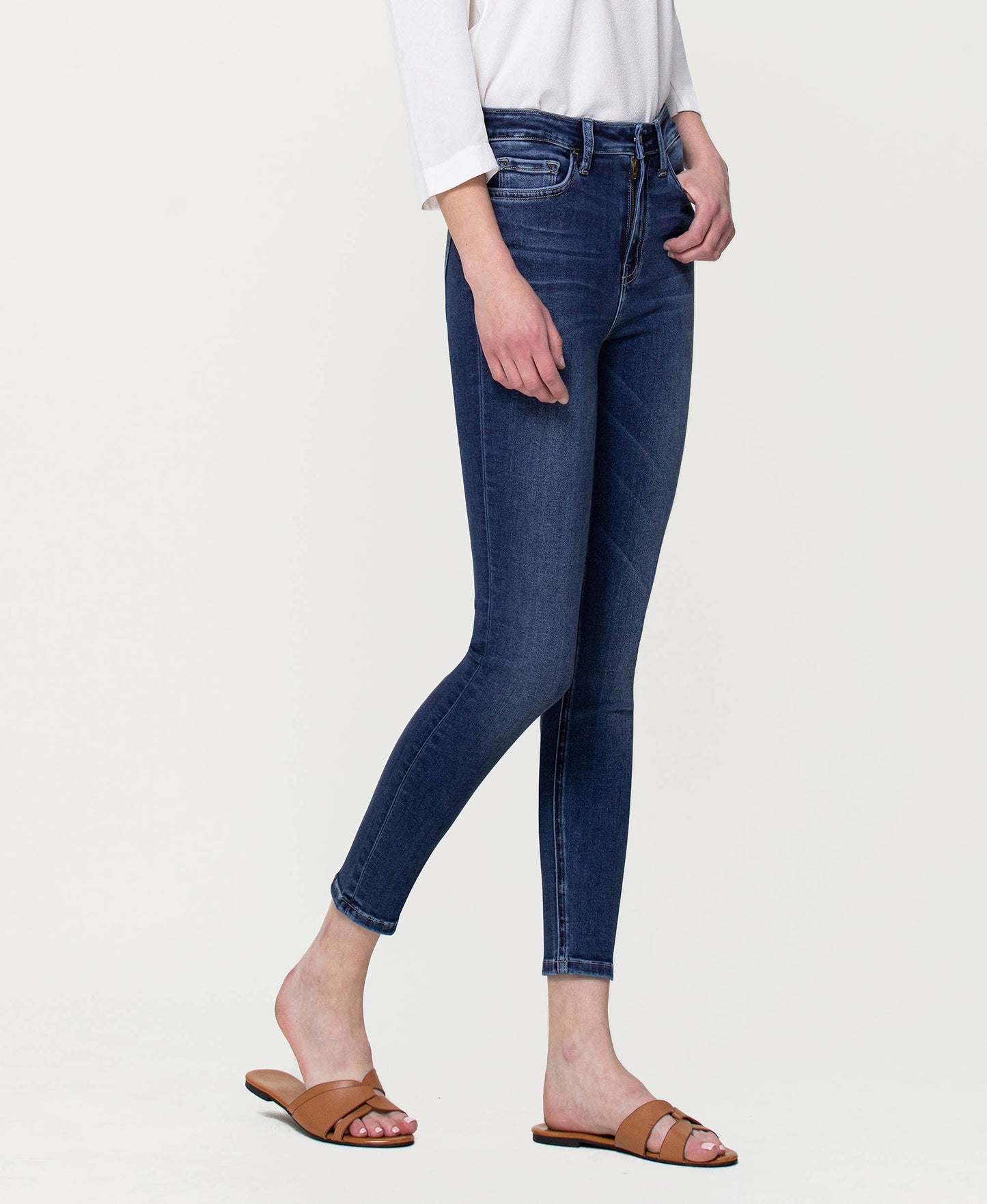Flying Monkey High Rise Super Soft Crop Skinny Jean