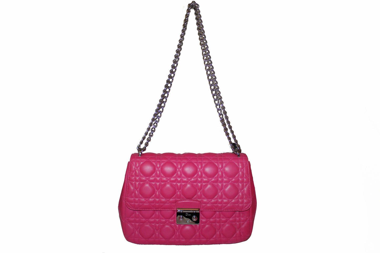 Christian Dior Cannage Miss Dior Flap bag - Fuchsia