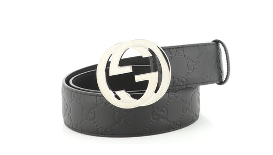 Gucci Black with Silver GG