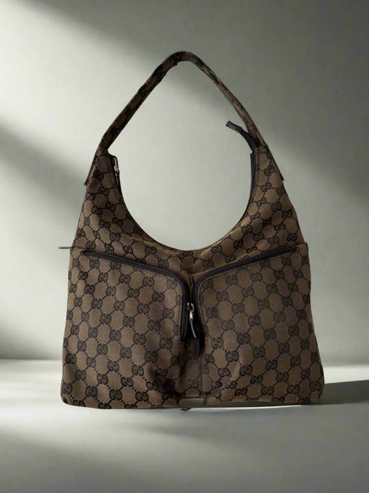 Gucci Monogram Hobo shoulder bag