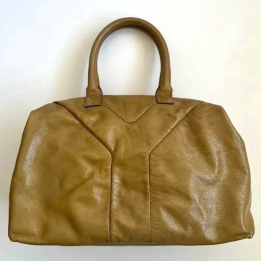 YSL vintage Easy "Y" mustard handbag