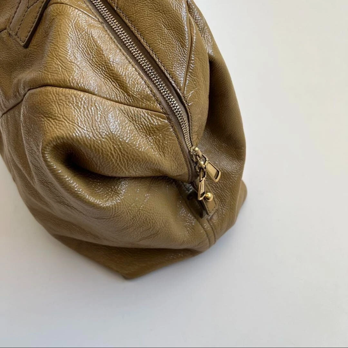 YSL vintage mustard handbag