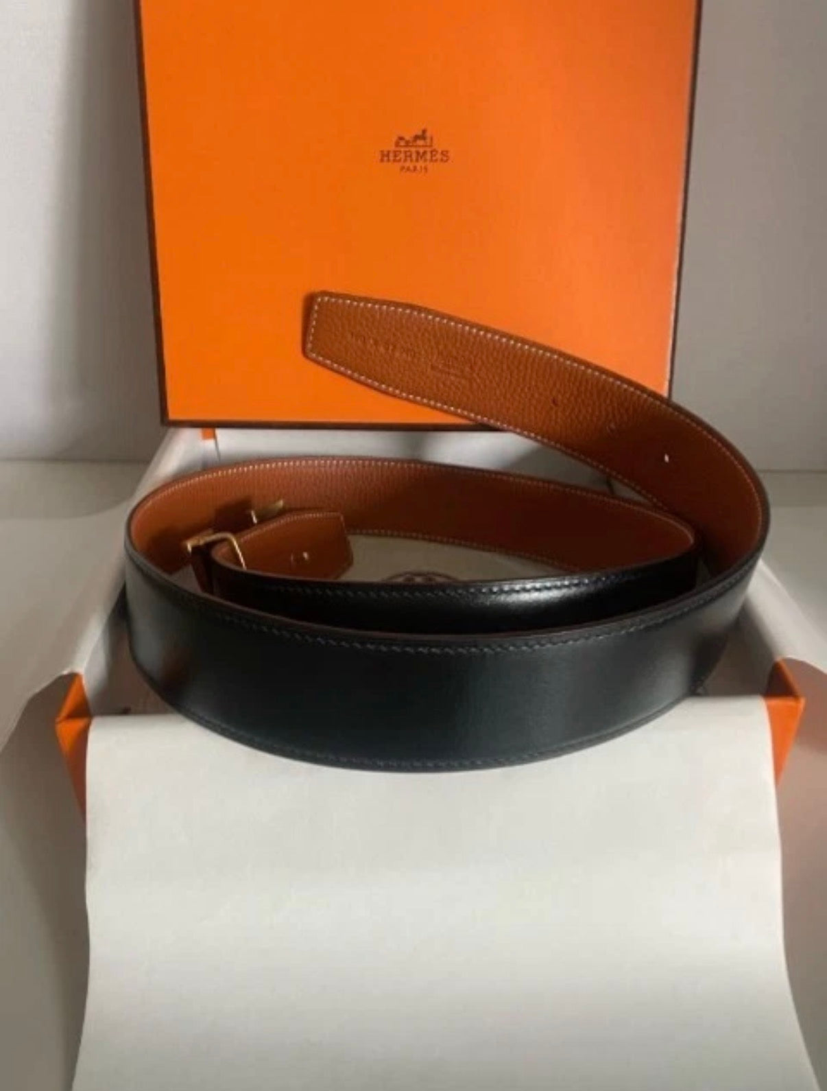Hermes reversible belt