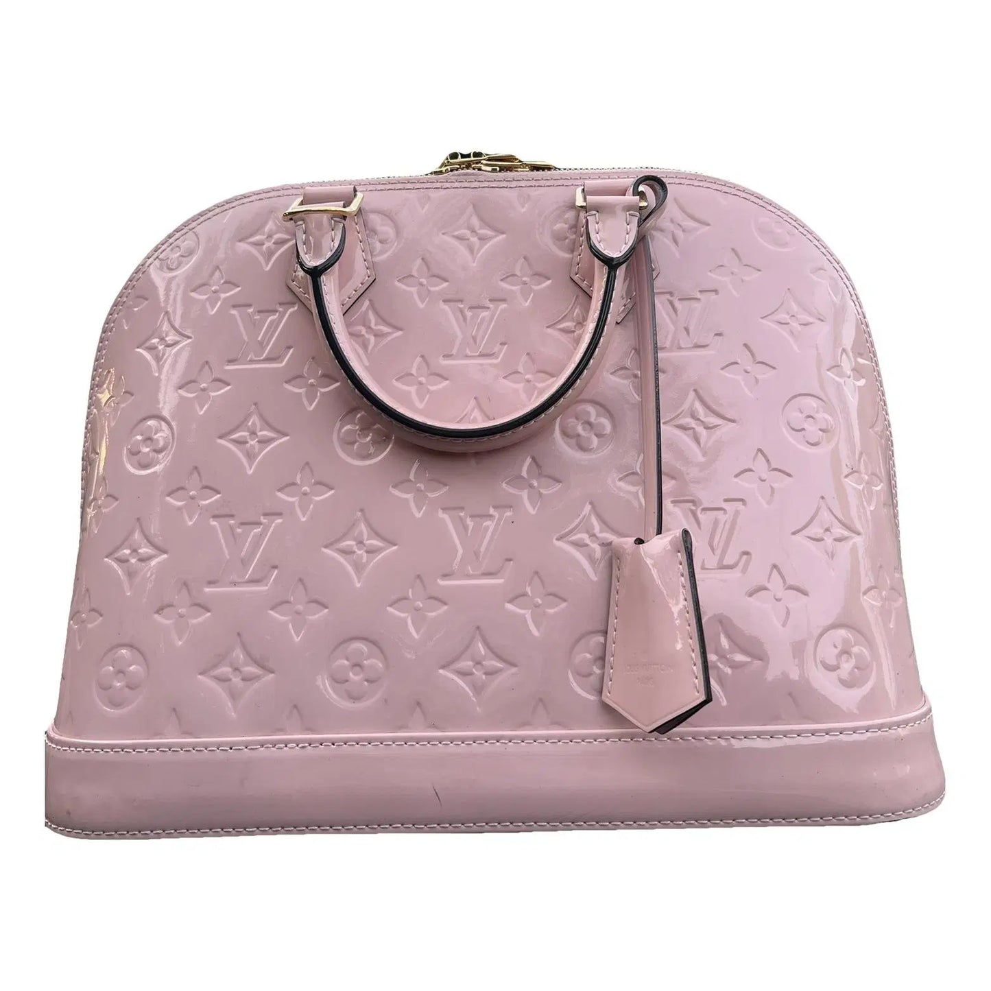Louis Vuitton Alma BB - Vernis leather in baby pink