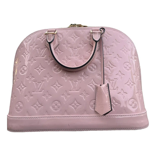 Louis Vuitton Alma BB - Vernis leather in baby pink