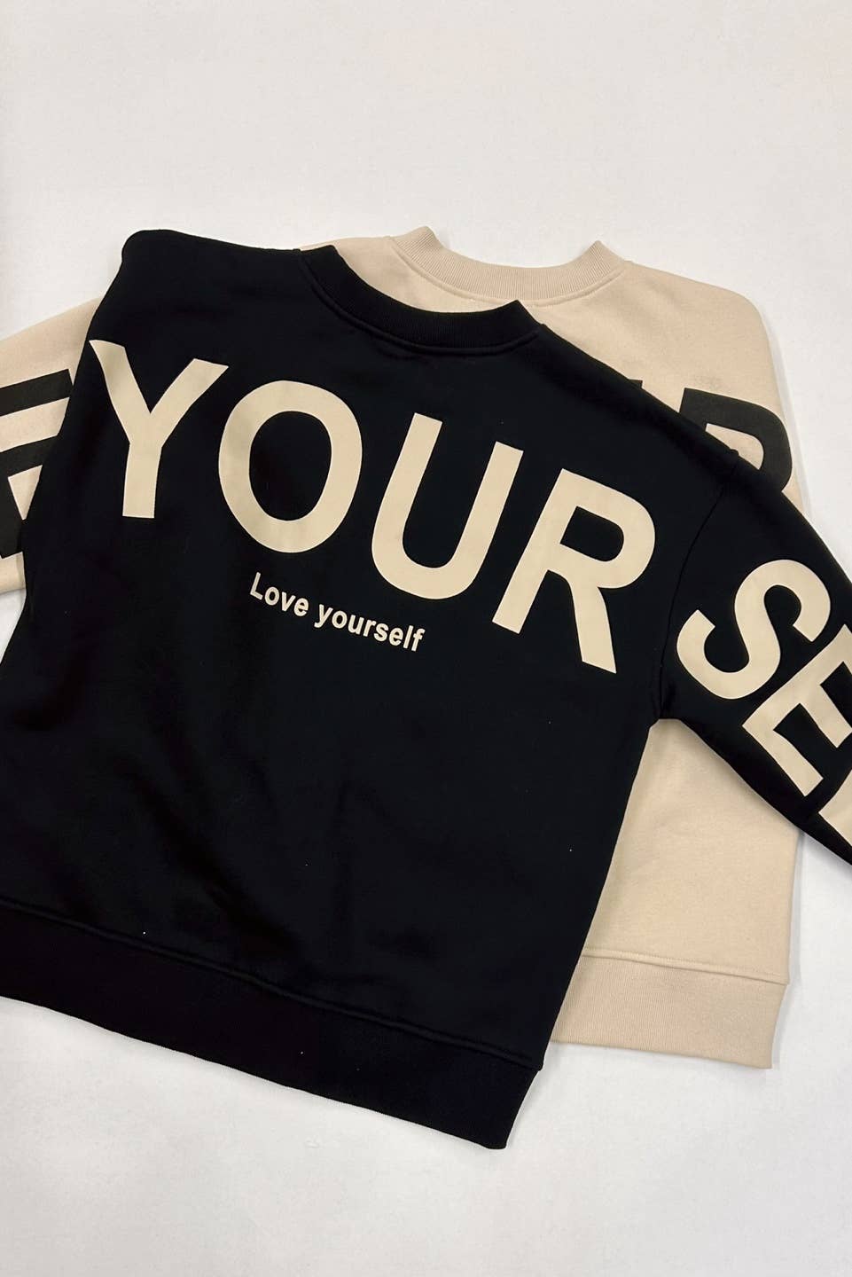 Printed Oversized Sweatshirt: Pink