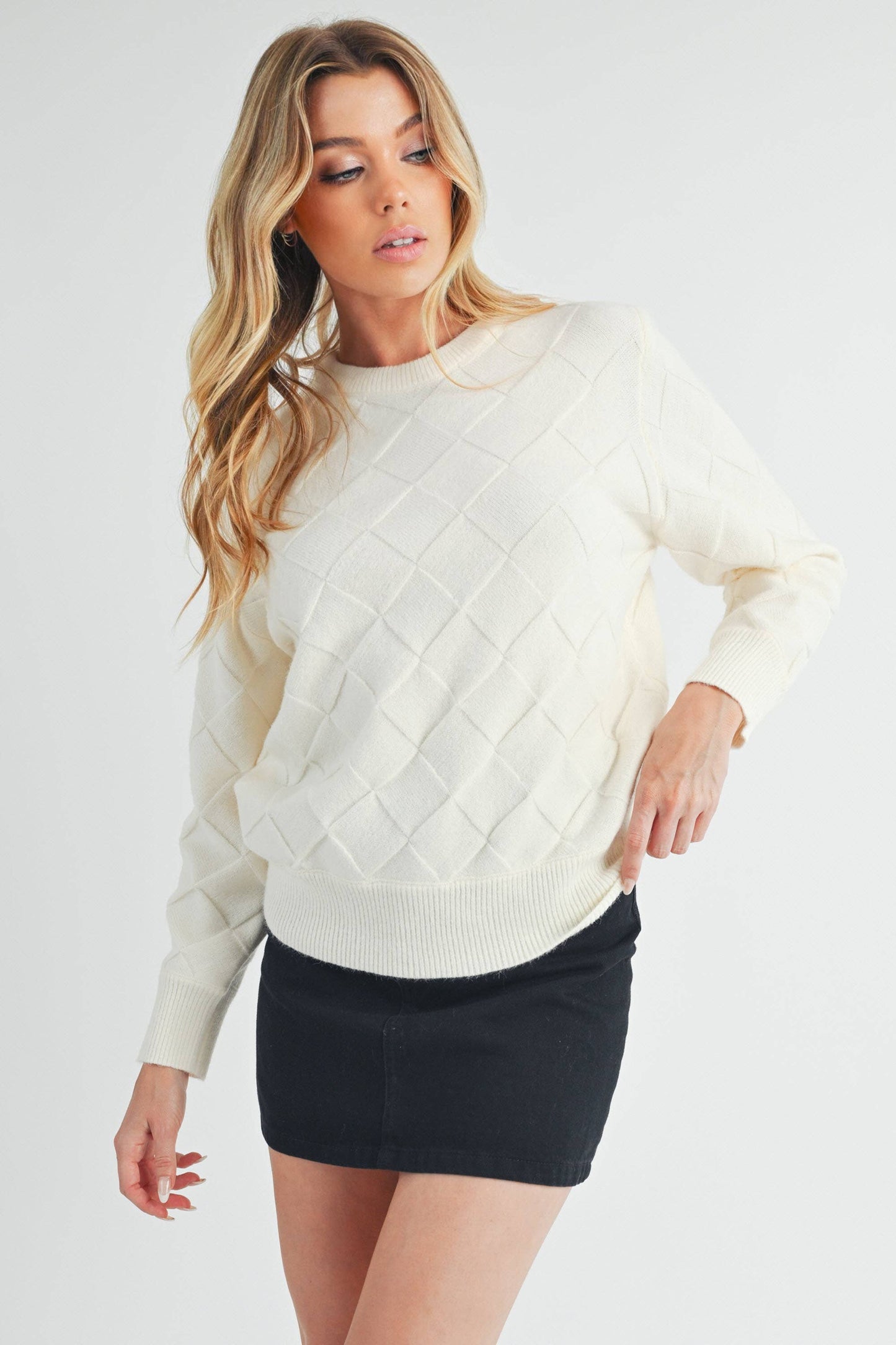 Waverly Sweater 2: Silver Blue / Contemporary / S